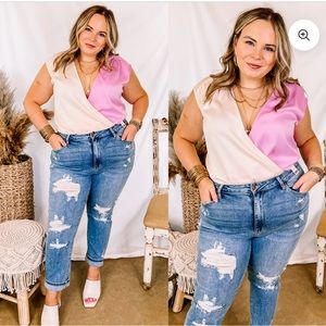 NWT Entro Color Block bodysuit